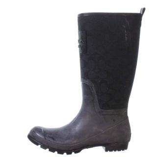 Coach pearl hot sale rain boots