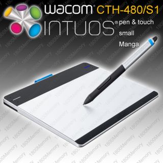 Wacom Intuos Manga Creative Pen Touch Small Tablet CTH 480 Optional Wireless