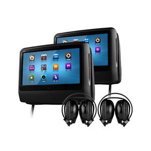 Xtrons HD906TD 9" HD Digital Car Headrest DVD Player USB Black Headphones M1HY
