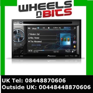 Pioneer AVH 2400BT Car CD Bluetooth Double DIN Stereo USB  iPod 5 8" Screen