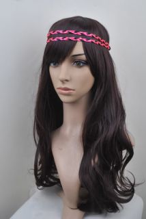 Bohemian Style Girl Hair Belt Headband Plait Braid Pigtailextensions Colors AP03
