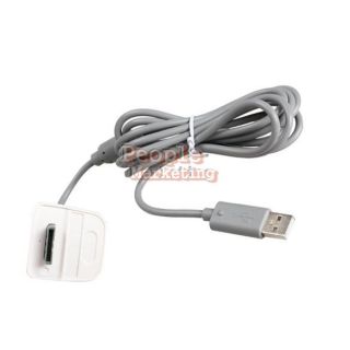 P4PM USB Charger Power Cord Cable for Microsoft Xbox 360 Wireless Controller