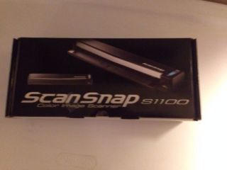 Fujitsu S1100 ScanSnap Color Scanner PA03610 B005 New SEALED Box 097564307782
