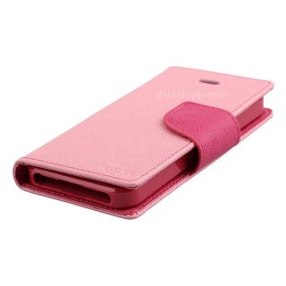 Pink Mercury Fancy Diary Flip Case Cover Apple iPhone 4S