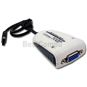 USB to VGA Adapter Extra Monitor Display USB 2 0 Win 7 Vista EA458
