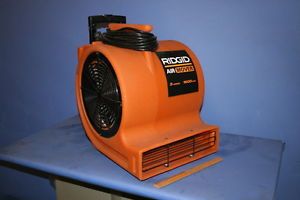 Ridgid AM25500 AM2550 3 Speed 1600 CFM Mobile Carpet Dryer Air Mover Blower Fan
