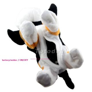 Funny Voice Control Electronic Plush Dog Interactive Puppy Toy Barking Walking