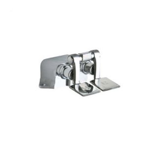 Chicago Faucets 625 Floor Mount Double Pedal Self Closing Valve in Rough Chrome