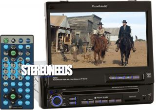 Planet Audio P9750 Car 7" TFT LCD Touch Screen Monitor DVD USB iPod Player 1 DIN