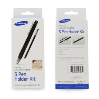 Samsung Et S110EBE Stylus Pen Holder Kit Combo for Samsung Galaxy Note Black