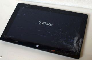 Microsoft Surface Pro 128GB SSD Intel i5 4GB Tablet Broken Cracked Screen as Is