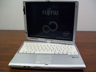 Fujitsu LifeBook T4220 Tablet Laptop Core2Duo 1 80GHz 1 5GB Memory Batteries