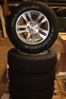 2014 Chevrolet Silverado 18" Alloy Wheels and Goodyear Wrangler SR A Tires