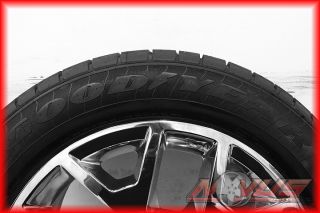 2014 20" GMC Yukon Sierra Denali Chevy Tahoe Silverado Wheels Goodyear Tires