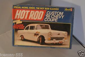 Revell 1956 56 Custom Chevy Coupe Hot Rods Parts Model Car Kit