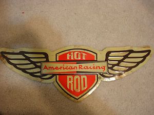 Vintage Look American Racing Hot Rod Metal Tin Sign Man Cave Garage Bar Rat