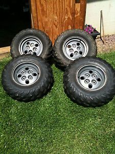 2002 Arctic Cat ATV Tires Wheels Take Offs 4x4 Stock