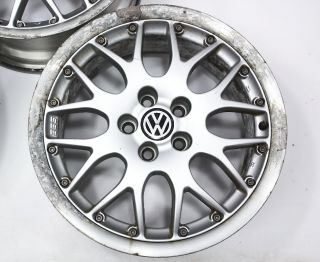 Set of 4 16" x 6 5" Alloy Wheel Rims VW Jetta Golf MK4 BBs RX2 Genuine OE
