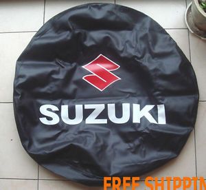 Suzuki 27" Leather Spare Tire Cover w Logo Wheel Tyre Cover Fit XL 7 Vitara