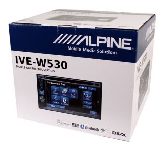 Alpine Ive W530 6 1" Double DIN LCD Touchscreen DVD  Car Stereo