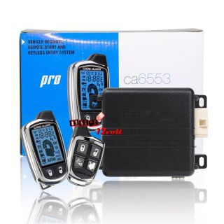 Code Alarm CA6553 Car Security Keyless Entry Remote Start System with 2 Way LCD