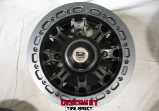 4 New 12x7 4x156 2 5 Douglas Diablo ATV Black Wheels Rims