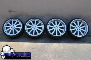 22" Forgiato Concavo Staggered Wheels Rims Jaguar XJL XK XF 5x108 Pirelli Tires