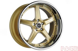 Brand New 19" Infiniti G35 Coupe Vertini Drift Gold Staggered Wheels Rims