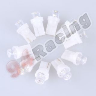 10x T10 Car Bulbs 194 168 W5W White LED Light Lamp Wedge Inverted Side
