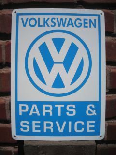 Volkswagen Parts Service Sign VW Bug Bus Bettle 66 69
