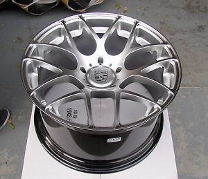 19" Ruger Mesh Porsche Wheels 911 996 997 C2 4 Cayman Boxter s Concave Rims