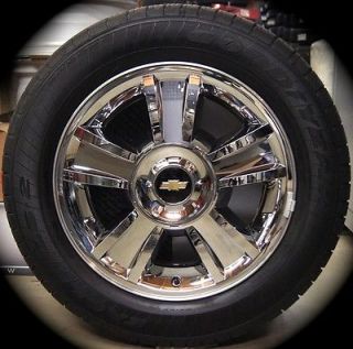 New Chevy Silverado Tahoe Suburban Avalanche Chrome Factory 20 Wheels Rims Tires
