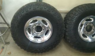Stock Dodge Wheels and 315 75 16 Mickey Thompson MTZ Tires Dodge Chevrolet 2500