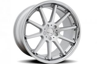 20" Infiniti M35 M45 Rennen C10 Silver Concave Staggered Wheels Rims