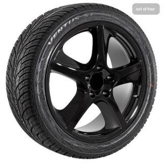 20" inch Porsche Cayenne s GTS Techno Gloss Black Wheels Rims and Tires