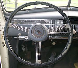 1940 Cadillac LaSalle Banjo Steering Wheel and Horn Button Hot Rod Rat Rod