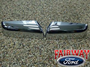 2009 thru 2014 F 150 F150 Genuine Ford Parts Chrome Mirror Cover Kit 2 PC