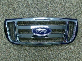 2006 thru 2011 Ranger Genuine Ford Parts Front Chrome Grille Grill New