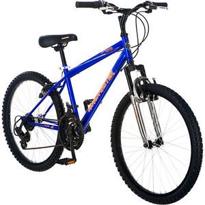 Roadmaster Granite Peak 24" Mountain Bike 18 Speed Alloy Wheels Bicycle R3012WM