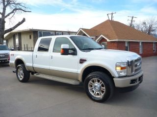 Ford F 350 Crew Cab King Ranch Diesel 4x4 Short Bed Fac 20's New Tires Sunroof