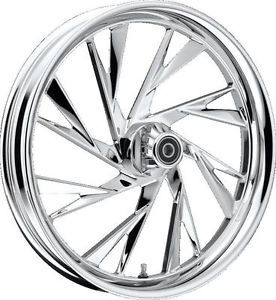Colorado Customs Chrome RPM 02 21" Wheels Package Set Tires Harley FLH Flt 09 13