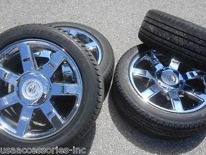 22" Cadillac Escalade Chrome Wheels Rims Tires
