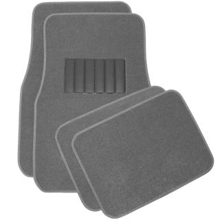 Car Floor Mat Carpet 4 Pcs Light Gray Top Quality Mats