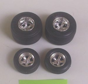 Firestone Pro Street Tires Front Tires Mag Wheels Only Revell 1 25 Parts 3