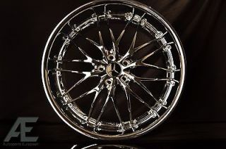 19 inch Mercedes S430 S500 S550 S600 Wheels Rims and Tires GT1 Chrome