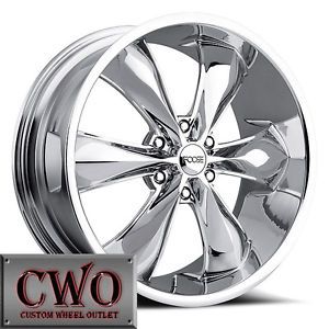 20 Chrome 20x9 FOOSE Legend 6 Wheels Rims 6x139 7 25mm Offset