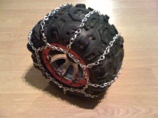 RC Snow and Ice Tire Chains Traxxas Summit