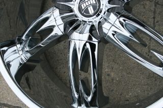 Dub Nasty S157 24" Chrome Rims Wheels Chevrolet Tahoe 07 Up 24 x 9 5 6H 30