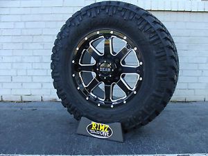 18" Gear Alloy 726MB Wheels 285 65R18 33" Nitto Trail Grappler MT Tires