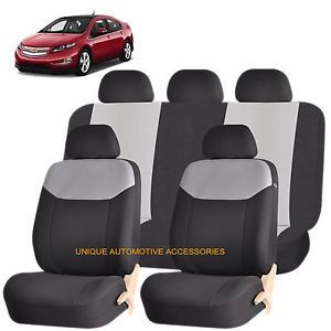 Chevrolet Cruze Camaro Gray Elegant Airbag Compatible Semi Custom Seat Cover
